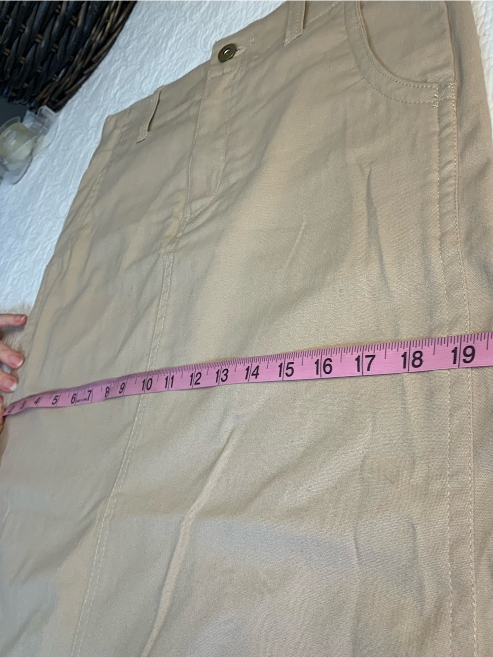 Cato Tan A-Line Midi Skirt - Picture 5 of 11